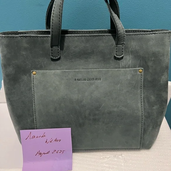 Portland leather goods Storm Medium Crossbody Tote - Picture 1 of 9